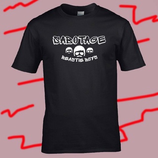 เสื้อยืดผ้าฝ้ายพิมพ์ลายขายดีGildan เสื้อยืดผ้าฝ้าย 100% พิมพ์ลาย Beastie sabotage คุณภาพดี สําหรับวันเกิด