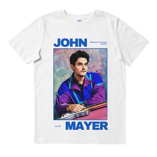 เสื้อยืดโอเวอร์ไซส์Vibe John MAYER 80 วินาที | เสื้อยืด พิมพ์ลายวงดนตรี | เพลงเมอร์ช | Unisex | วงดนตรี MERCH | เสื้อยืด