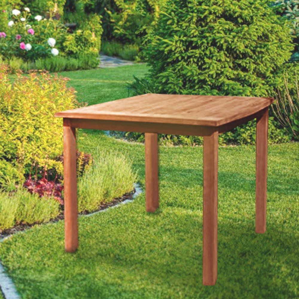 โต๊ะ-เก้าอี้-eโต๊ะไม้สักทรงสี่หลี่ยม-70x70-cm-sure-เฟอร์นิเจอร์นอกบ้าน-สวน-อุปกรณ์ตกแต่ง-table-sure-70x70cm-teak-wood