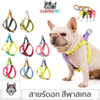 ภาพหน้าปกสินค้า[พร้อมส่ง🇹🇭] DOGLEMI สายรัดอก รัดอกสุนัข ชุดรัดอกสุนัข สีพาสเทล สายจูงสุนัข สำหรับสุนัขและแมว Dog Harness Cleverpet ที่เกี่ยวข้อง