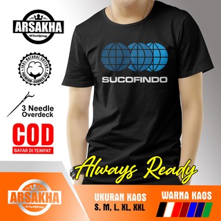 เสื้อยืด พิมพ์ลายโลโก้ Sucopindo Arsakha แฟชั่นสําหรับสตรี