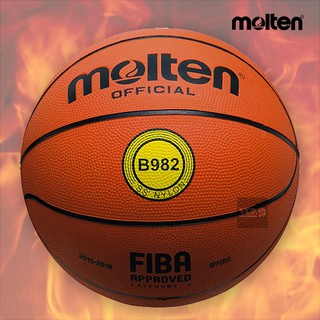 ภาพหน้าปกสินค้าMOLTEN บาสเกตบอล รุ่น B982 ( บาสยางขนาดเบอร์ 7) ซึ่งคุณอาจชอบราคาและรีวิวของสินค้านี้