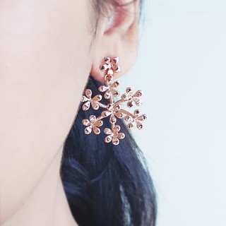 Aztique ต่างหูดอกไม้  Flower Earrings Gift For women Jewelry earrings gifts ต่างหู bs