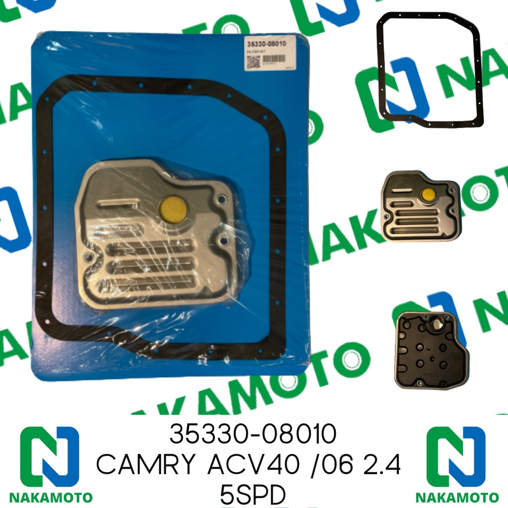 nakamoto-กรองน้ำมันเกียร์ออโต้พร้อมปะเก็น-สำหรับรถ-toyota-camry-acv40-06-2-4-5spd