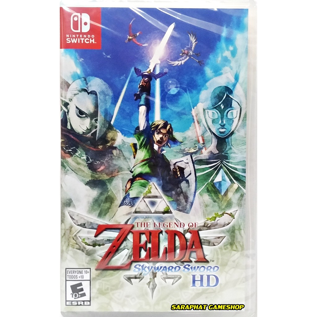 ภาพหน้าปกสินค้าNSW The Legend of Zelda: Skyward Sword HD ปก US/ASIA ENG จากร้าน saraphatshop บน Shopee