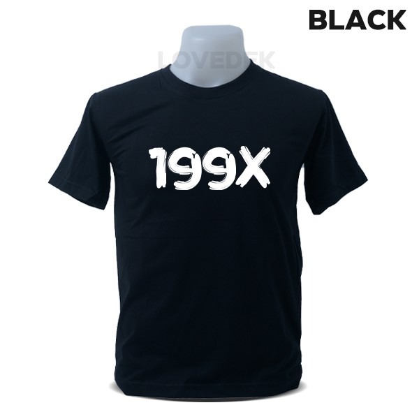 เสื้อยืดสีดำ-สกรีน-90-ยุค-90-เสื้อยืดสกรีนลาย-เสื้อยืดสีพื้น