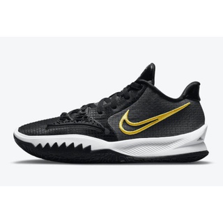 สีใหม❅2021 รองเท้า Nike Kyrie Low 4 สีดำและเหลืองล่าสุด CZ0105-001