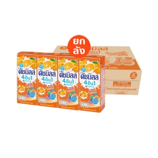 โปรโมชั่น : Dutch Mill ดัชมิลล์ นมเปรี้ยวยูเอชที รสส้ม 180 มล. x 48 กล่อง