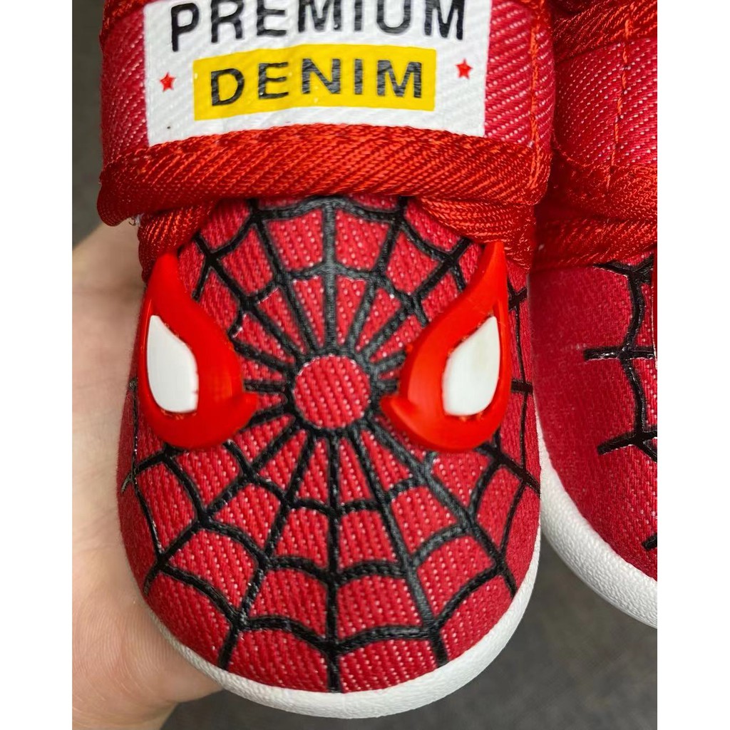 baby-nong-รองเท้าผ้าใบสไปเดอร์แมน-รองเท้าเด็ก-รองเท้าสำหรับเด็กหัดเดิน-spiderman-shoes-3สี6ไซด์-สำหรับเด็ก06-3ปี