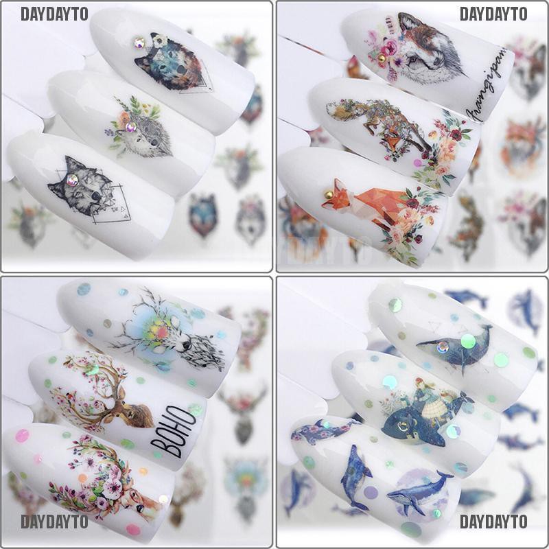 daydayto-สติกเกอร์ติดตกแต่งเล็บ-ลายหมาป่า-มีกาวในตัว-2-ชิ้น