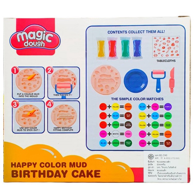 magic-dough-ดินน้ำมัน-แป้งโดว์-พร้อมแป้นพิมหน้าเค้ก-และอุปกรณ์-ของเล่นเด็ก-ของเล่นเสริมทักษะ-ของเล่น-diy-ty160