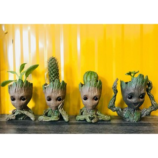 ภาพหน้าปกสินค้า🌵พร้อมส่ง🌵 5 แบบ กระถางต้นไม้ Groot BABY GROOT กระถางแคคตัส ที่เกี่ยวข้อง