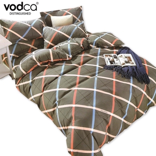 ภาพหน้าปกสินค้าVodca- ชุดปูที่นอน *ไม่รวมผ้านวม พร้อมส่ง! ผ้าปูที่นอน 6 ฟุต 5 ชิ้น รัดมุม รุ่น WJ-N902 ที่เกี่ยวข้อง