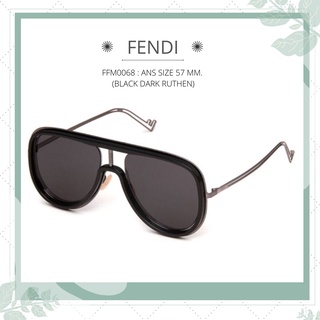แว่นกันแดด FENDI รุ่น FFM0068 : ANS SIZE 57 MM. (BLACK DARK RUTHEN)