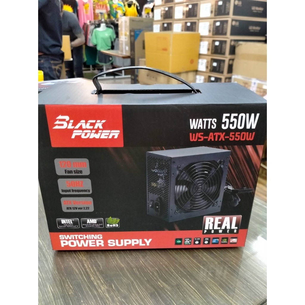 ภาพสินค้าPower supply 600W /550W /450W GEARMASTER / GPS-001 มีสาย 24Pประกัน 1ปี จากร้าน hpbyiqink บน Shopee ภาพที่ 1