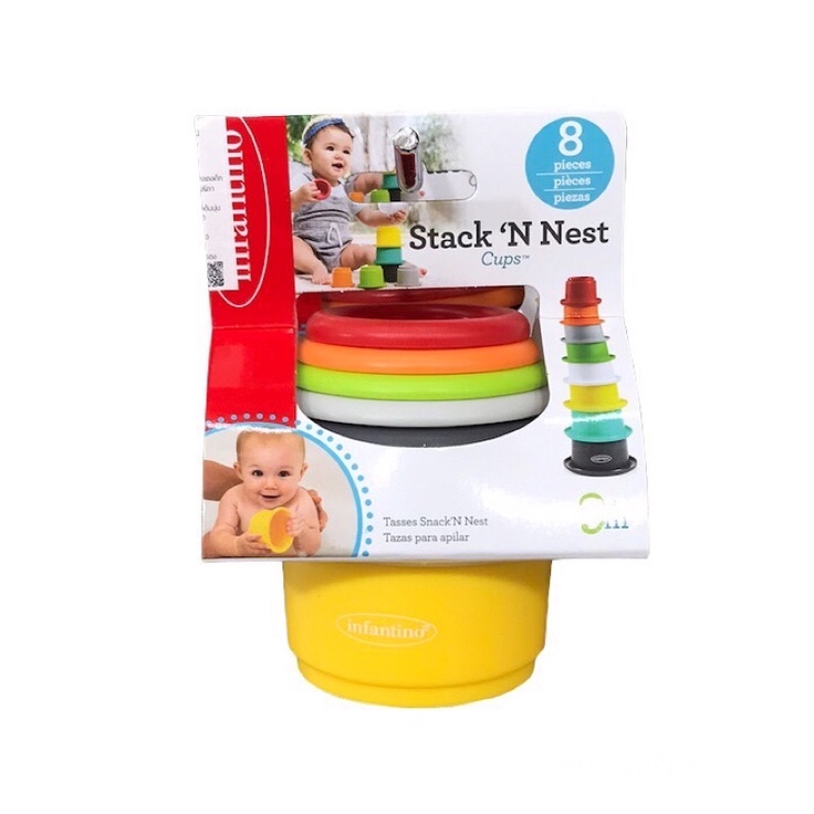 infantino-stack-n-nest-cups-ถ้วยเรียงคละสี-ของเล่นเด็ก-ของเล่นเสริมพัฒนาการ