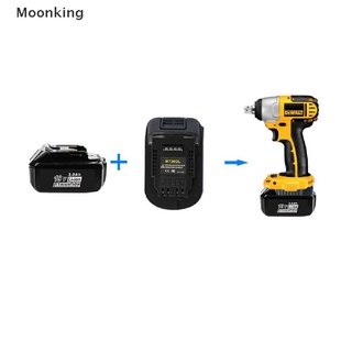 [Moonking] Mt20Dl Battery Adapter For Makita 18V Li-Ion Battery For Dewalt 18V 20V Battery Hot Sell
