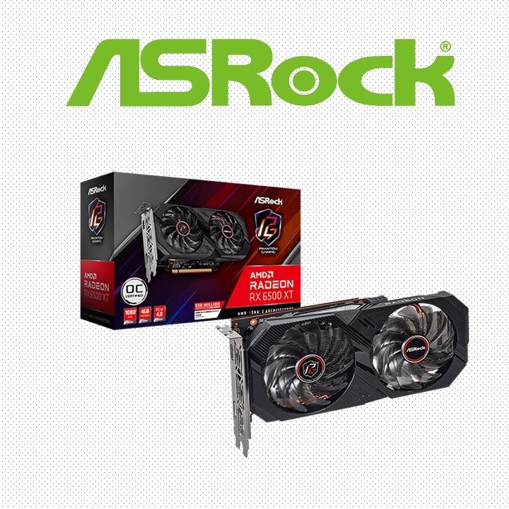 Asrock RX 6500 XT Phantom Gaming D 4GB OC (RX6500XT PGD 4GO) | Shopee ...