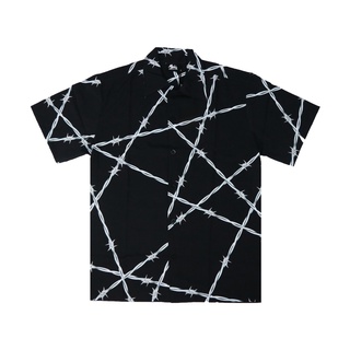 MIGHTY BARBWIRE HAWAII SHIRT BLACK