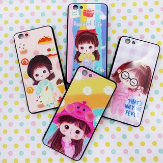 พร้อมส่งเคสกระจกพิมพ์ลาย เคสแฟชั่น เคสหน้าเงา เคสการ์ตูน ลายเด็ก เคสน่ารัก