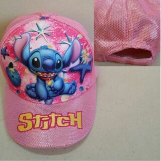 หมวกแก๊ป สติช Stitch เด็กโต ผู้ใหญ่ ความยาวรอบหมวก 23cm ได้หลังปรับระดับได้ประมาณ 1-2 นิ้ว