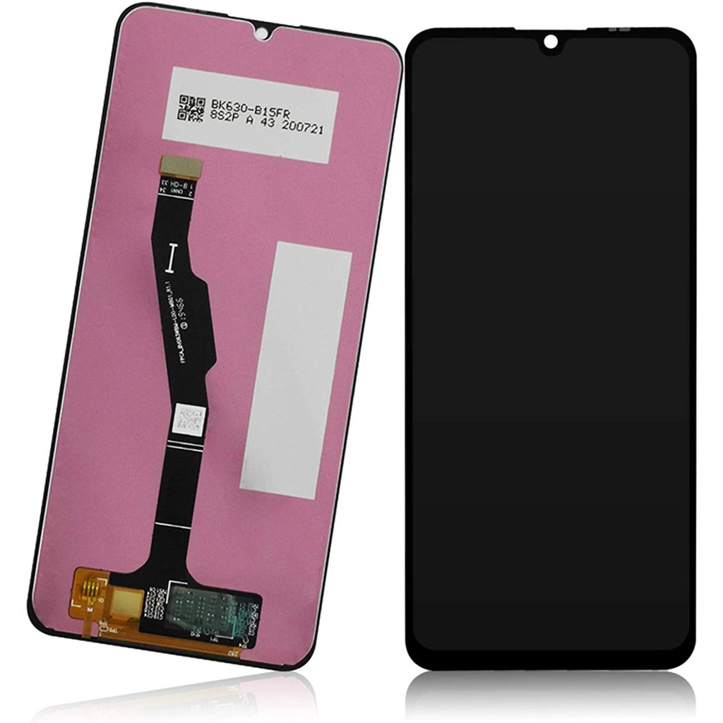 Écran LCD + Vitre Tactile Pour Huawei Y6P 2020 - 6,3" - Monté Sur Châssis Violet - Neuf