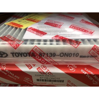 กรองแอร์ โตโยต้า Toyota [87139-0N010] ยาริส Yaris  วีออส Camry, Avanza อะแวนซ่า, Altis อัลติส, Vigo  วีโก้, Vios,