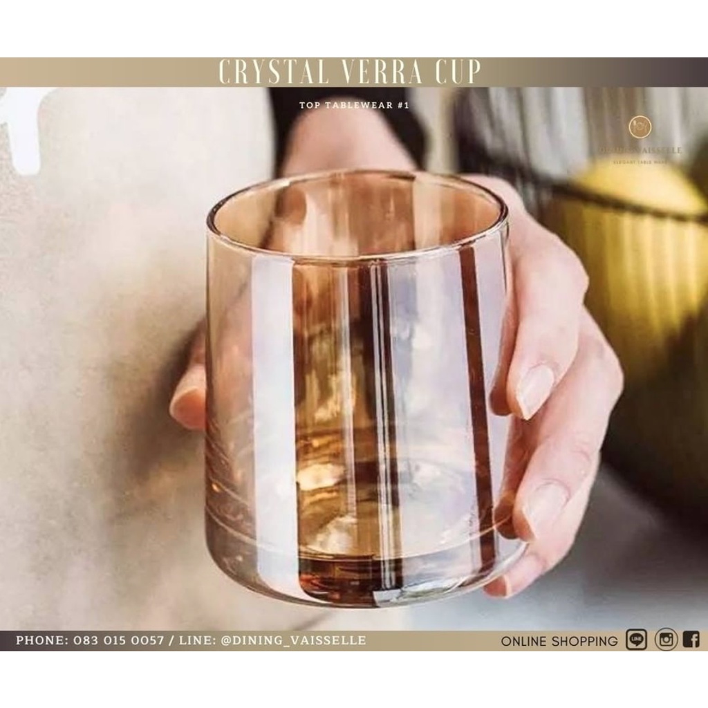 แก้วcrystal-verra-cup-glass-หรูหราเพิ่มบรรยากาศในการดื่ม-อุปกรณ์บนโต๊ะอาหาร