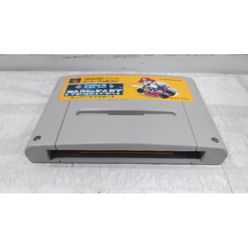ภาพหน้าปกสินค้าตลับแท้  Super Mario Kart (Japan) (SHVC-MK) Super Famicom จากร้าน athinutt บน Shopee