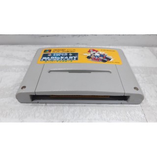 ภาพขนาดย่อของภาพหน้าปกสินค้าตลับแท้  Super Mario Kart (Japan) (SHVC-MK) Super Famicom จากร้าน athinutt บน Shopee
