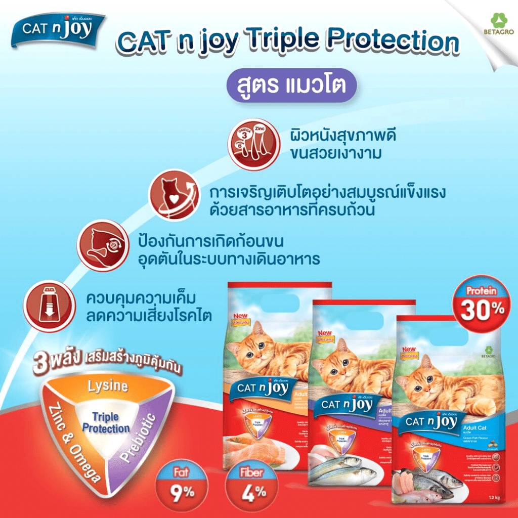 cat-n-joy-อาหารแมว-แค็ทเอ็นจอย-ขนาด-1-2-kg-ทุกสูตร-cat-n-joy-triple-protection-บำรุงขน-ขนมแมว