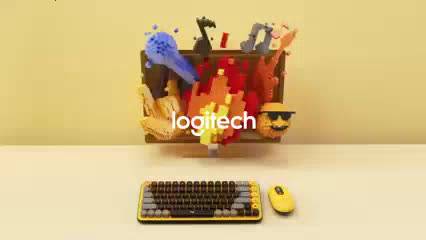 logitech-pop-keys-คีย์ไทย-อังกฤษ-wireless-mechanical-keyboard-with-emoji-keys-คีย์บอร์ดอิโมจิแมกคานิคอลไร้สาย