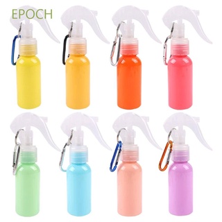 Epoch ขวดสเปรย์เปล่าขนาด 60 มล. พร้อมตะขอ Pet Trigger หลากสีสําหรับใส่น้ําหอม