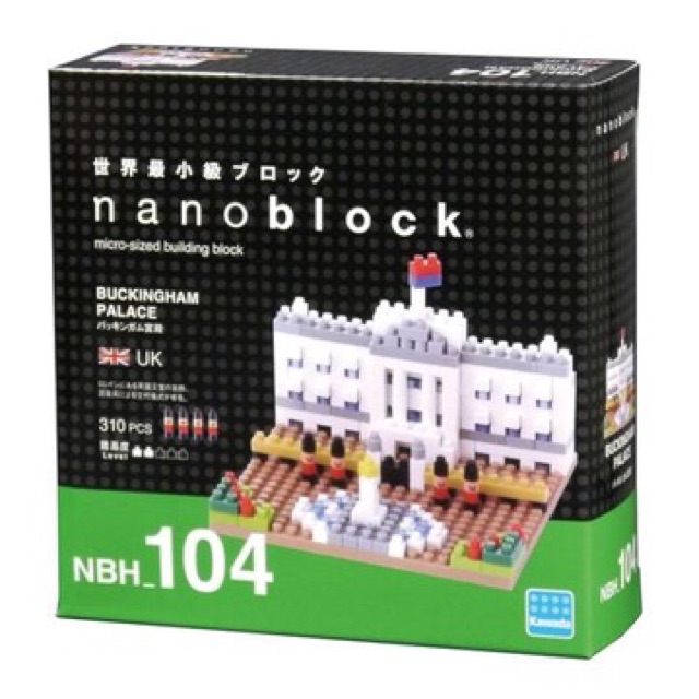 แท้-100-จากญี่ปุ่น-nano-block-kawada-นาโน-บล็อค-พระราชวังบักกิงแฮม-nbh-104-buckingham-palace