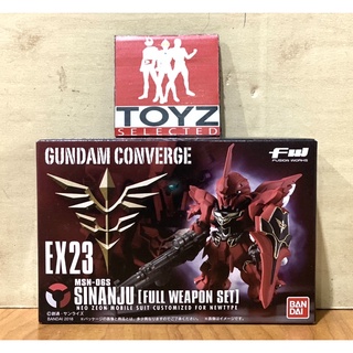 FW Gundam Converge EX23 Sinanju Full Weapon Set