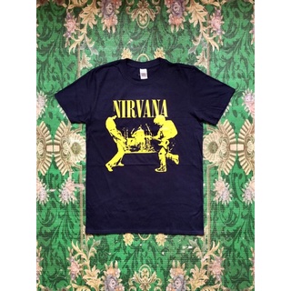 ผ้าฝ้าย 100%🎸NIRVANA  เสื้อวง Nirvana สินค้านำเข้า ลิขสิทธิ์แท้S-3XL