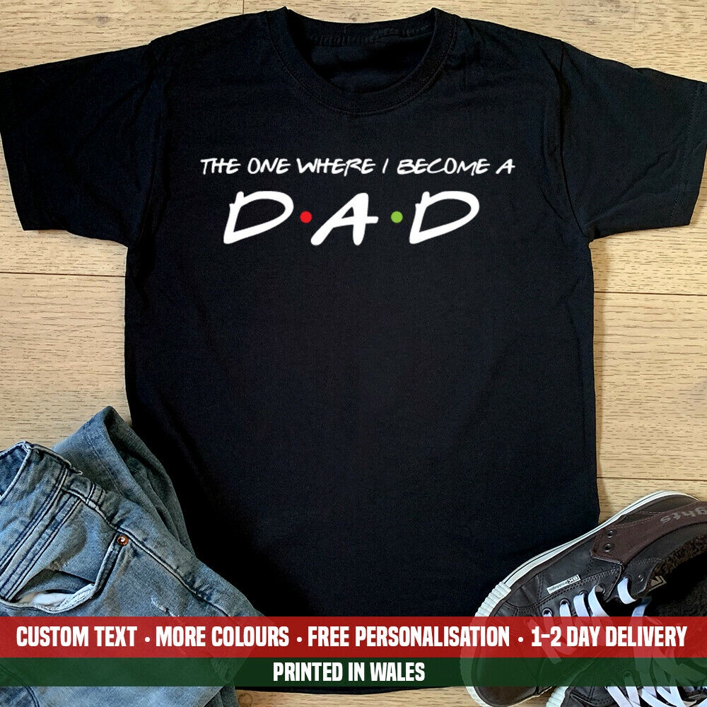 เสื้อยืด-พิมพ์ลาย-the-one-where-i-become-a-dad-ของขวัญสําหรับเด็ก