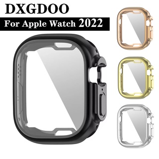 Dxgdoo เคสซิลิโคน TPU ใส แบบนิ่ม ป้องกันหน้าจอ 360 องศา สําหรับ Apple Watch Series 8 Pro 49 มม. 45 มม. Apple Watch Ultra