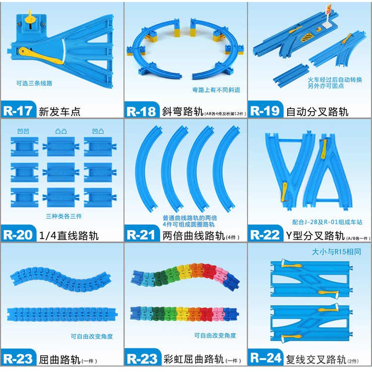 รางรถไฟtomy-รางโค้ง-r-21-ของแท้-100-มือสองจากญี่ปุ่น