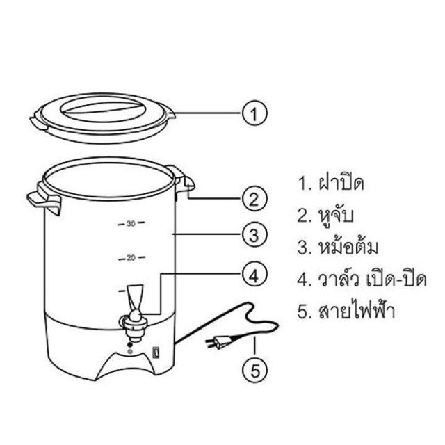 smart-home-ถังต้มน้ำ-รุ่น-sm-tp155-ถังน้ำไฟฟ้า-หม้อต้มน้ำไฟฟ้า-4-5-ลิตร-sm-tp155