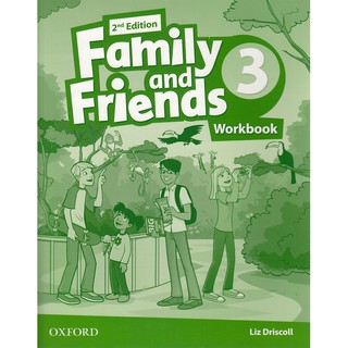DKTODAY หนังสือแบบฝึกหัด FAMILY &amp; FRIENDS 3:WORKBOOK (2ED)