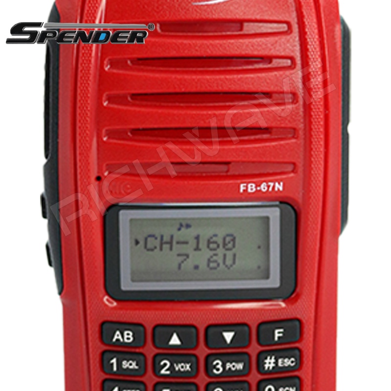 Fujitel FB-67N วิทยุสื่อสาร 5W สแตนบายได้ 2 ช่อง กันน้ำ ถูกกฎหมาย richwave ของแท้100% วอแดง https://wayoza.com