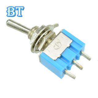 สวิตช์เปิด ปิด ขนาดเล็ก 6A 125VAC SPDT MTS-102 3 Pin 2 ตําแหน่ง 1 ชิ้น