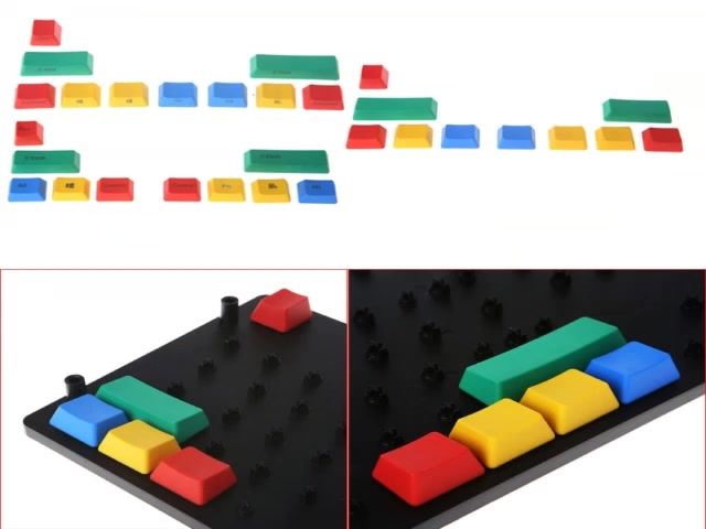 bt-pbt-rgby-ปุ่มกดคีย์บอร์ด-ย้อมสี-สําหรับคีย์บอร์ดส่วนใหญ่
