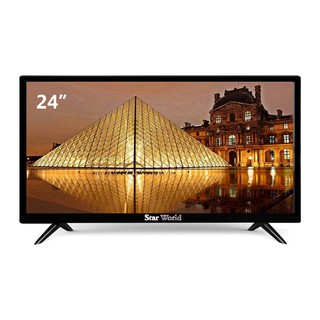 StarWorld LED Analog TV 24 นิ้ว อนาล็อกทีวี ทีวี24นิ้ว ทีวีจอแบน ฟรีสาย HDMI มูลค่า 199 บ.