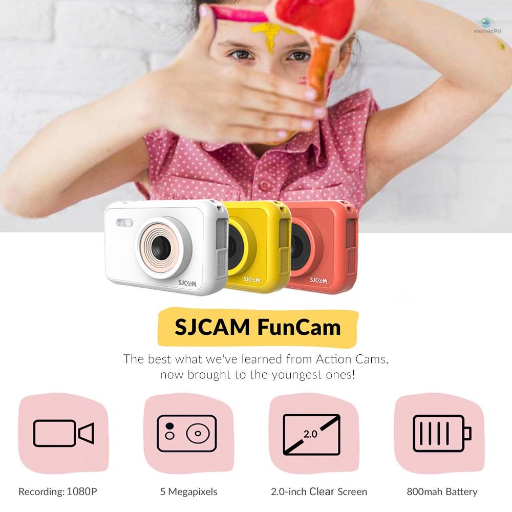 ภาพสินค้าSjcam FunCam กล้องดิจิทัล 1080P ความละเอียดสูง แบบพกพา ขนาดเล็ก พร้อมหน้าจอ LCD 12 ล้านพิกเซล 2.0 นิ้ว สําหรับเด็กผู้ชาย และเด็กผู้หญิง จากร้าน muswanna.th บน Shopee ภาพที่ 8