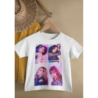 ราคาถูกBLACKPINK T-SHIRTS FOR KIDS 1-12 YEARS OLD UNOFFICIAL MERCH Batch 1 LISA JENNIE JISOO ROSÉ S-5XL