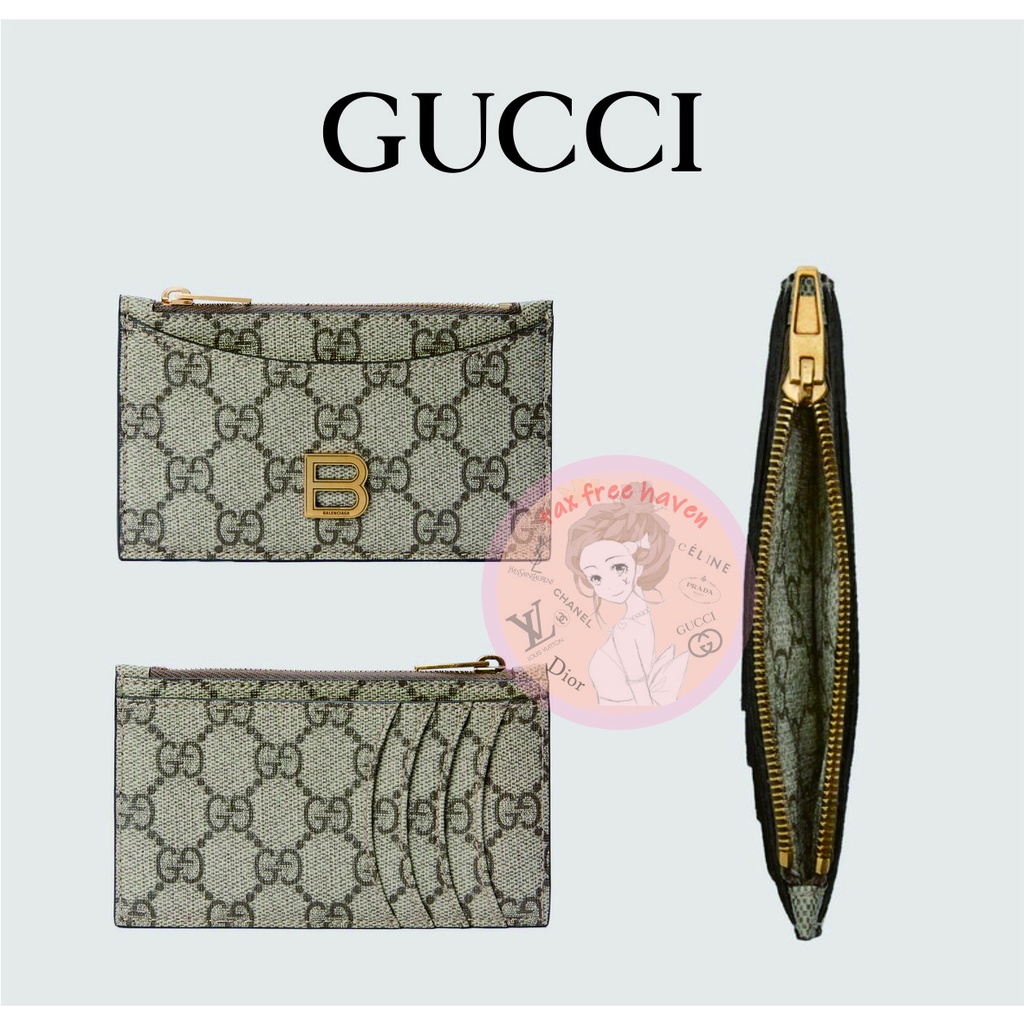 shopee-ถูกที่สุด-100-ของแท้-brand-new-gucci-ophidia-collection-gg-card-holder