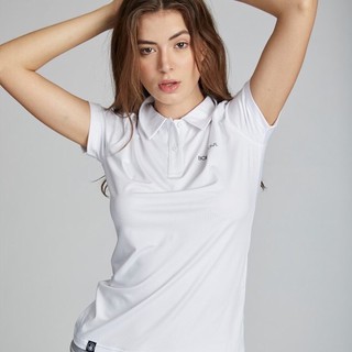 BODY GLOVE Basic Series Girl Dry Cool Polo เสื้อโปโลคอปกหญิง สีขาว White