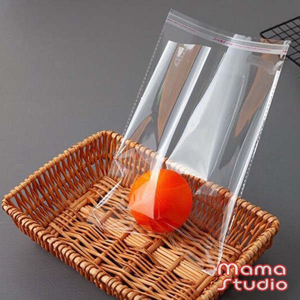 ภาพหน้าปกสินค้าถุงแก้วฝากาว 1000ใบ ซองแก้ว 70ไมครอน ซองใส ซองแก้วแถบกาว OPP ถุงแก้วใส ถุงแถบกาว mama studio